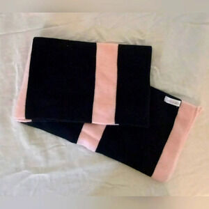 🍒 Vintage Xhilaration Pink Black Stripe Scarf